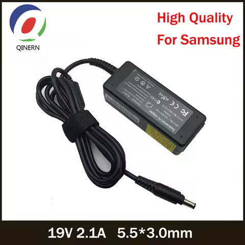 19V 2.1A 40W 5.5*3.0mm laptop AC Adapter Charger For Samsung Sense 630 pro 680 850 N145 N110 N102S X