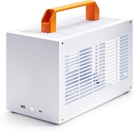 SGPC K49-WT White Mini ITX Case - 8.3L Small Form Factor, Supports GPU up to 300mm, CPU Cooler up to