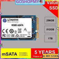 KINGSTON KC600 mSATA 3D TLC NAND Internal Solid State Drive 256GB / 512GB / 1TB - MSATA SSD ( SKC600