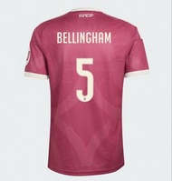 預訂preorder Jude Bellingham Adidas Real Madrid 2026-2027 Third Kit Stadium Football jersey pink 皇馬 客場