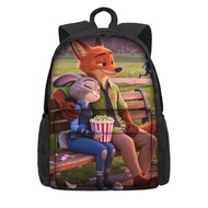 In Stock Zootopia2Peripheral Anime Backpack Cartoon Print Elementary School Backpack Large Capacity 