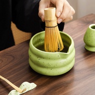 Japanese Matcha Set 2-Piece Set Matcha Bowl Matcha Brush Matcha Stirring Brush Holder Baibenli Match