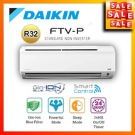 DAIKIN 1HP / 1.5HP / 2HP / 2.5HP / 3HP Non Inverter Air Conditioner (FTV FTKE R32) Aircond