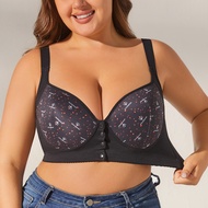 Plus Size Bra Cup B To G 38-50 Wired Bra Big Size Push Up Seamless Bra Woman Sport Bras Big Size Lin