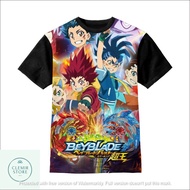 Beyblade Children's 3D T-Shirts For Ages 1-12 Years Using Sublime/Printing Techniques - Anime/Cartoon Film Clothes