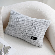 Bbvxg】ฝาครอบหมอนอิงสีครีมเทา30X50/45X45CMปลอกปั๊มเบาะรองเอวหรูหราปลอกการตกแต่งบ้านตกแต่งปลอกหมอน