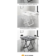 Table and Chair Set Rental House Small Apartment Rental House Home Dining Foldable Simple round Table Outdoor