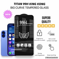 iP Phone 11 12 13 14 15 16 16e 17 Pro Max Plus 0.4mm 99H King Kong Tempered Glass Screen Protector