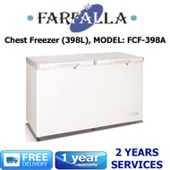 FARFALLA - 398L 2 DOOR CHEST FREEZER, FCF-398A