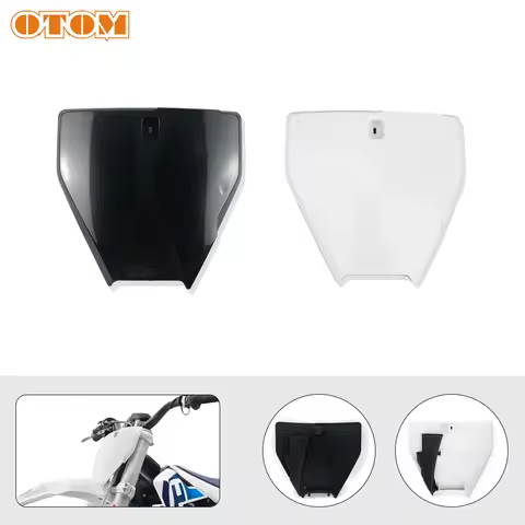 OTOM Motocross Number Plate Plastic Cover Front Name Plate For Husqvarna 2016-2019 FC250 FX350 TC125