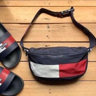 香港地區 海外預訂 限量少量 Kith x Tommy Hilfiger 拼色男款腰包斜挎包（Crossbody Bag）