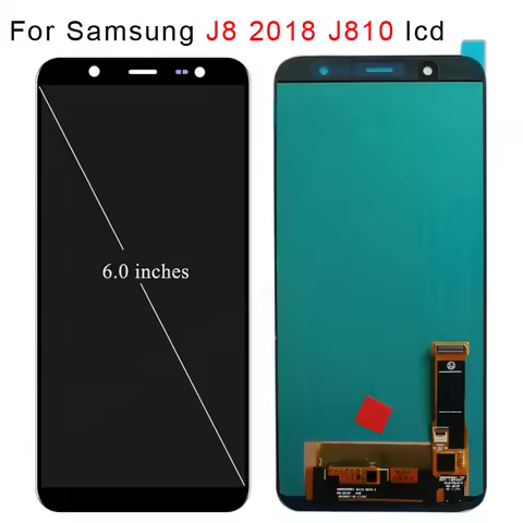 OLED For Samsung Galaxy J8 2018 J810 Screen LCD Display + Touch Screen Screen Adjust Brightness Panc