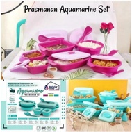 Grosir Prasmanan Aquamarine Set Kwbo + 4 Sendok Prasmanan Set Plastik