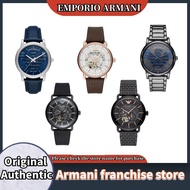 Armani (Emporio Armani) watch AR60025/AR60027/AR60028/AR60029/AR60030  leather strap men's casual fashion hollow mechanical watch birthday gift for boyfriend