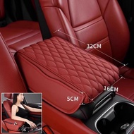 Car Armrest Box Booster Pad Elbow Support Car Leather Armrest Box Pad Storage Box Tissue Box Car Sto