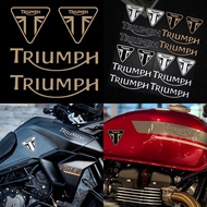 For Triumph Bobber Street Twin TRIUMPH Logo Motorcycle Locomotive Body Fuel Tank Riding Helmet Decal Accessories Retro Motor Bike Reflective Sticker
