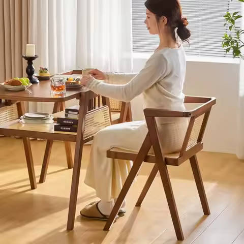 Balcony tea table and chair combination casual rattan chair one table and two chairs small tea table