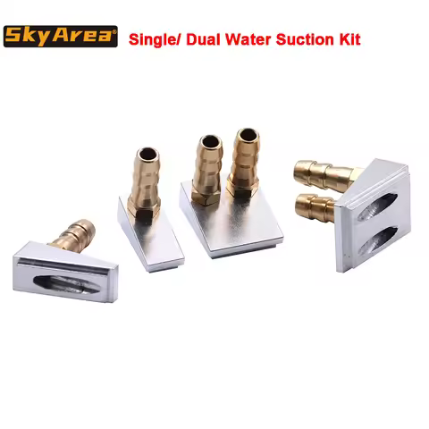 2PCS RC Boat Stern Water Suction Device Bottom Water Inlet Wiper Water Pick Up With M6 Nozzle for RC