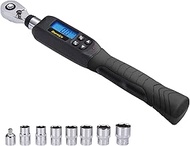 Durofix RM601-3 3/8β (3.7 to 37 ft-lbs.) Digital Torque Wrench Kit with Sockets, Buzzer & LED Flash