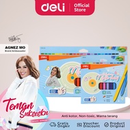 Plastic Crayon Deli 24 Colors Non-Toxic [AGNEZ MO Edition] - CC214-24