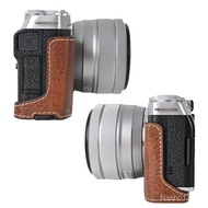 PU Leather Case for Fujifilm XM5 Camera Case Bag Half Body Cover for Fujifilm X-M5 XM5 Casing GFSY