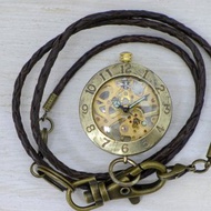 手工手錶懷錶HandCraftWatch 手動上鍊黃銅JUMBO 懷錶GD (BHW056)