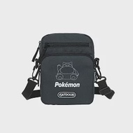 【OUTDOOR】寶可夢Pokemon-夜光卡比獸直式側背包-碳灰色 ODGO22O03CL