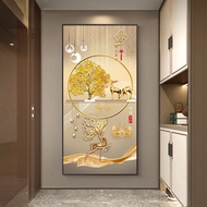 Home Reconciliation Meaning Entrance Entrance Decoration Painting Single Vertical Version Living Roo