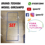 [TOSHIBA-GRR26MPD]REFRIGERATOR DOOR GASKET/GETH PINTU PETI SEJUK