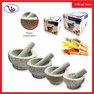VIP Nature Granite Stone Mortar & Pestle 16cm / Lesung