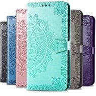 Leather Flip Case For Samsung Galaxy A51 A71 Fundas For Coque Samsung Galaxy A51 A71 5G 3D Mandala flower Emboss wallet Cover