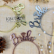 Bride to be headband / Bride Head Band / Bridal Shower Bandana / Bride Bandana