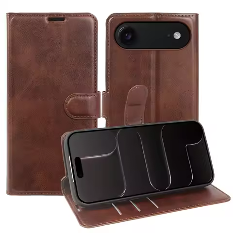 Wallet Flip Luxury Leather Phone Case For I Phone 17Air 17 Pro Max 17e 16e 16 15 14 13 12 11 7 8 Plu