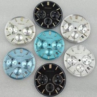 [Dial Accessories 5] 31.8mm Dial Green Luminous Adapt to Farm Oak VK63 Quartz Movement Watch Modific