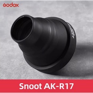 Godox AK-R17 Snoot use H200R Round Flash Head Compatible for AD200 Pro AD200 V1 Series
