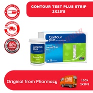 Contour Plus Test Strip / Meter Blood Glucose Monitor Free 25's