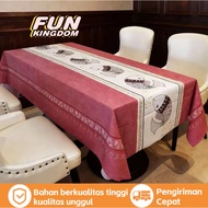 New Year 2026 Waterproof Dining Tablecloth Size 140x180cm Modern Floral Design 4 - 6 Chairs Waterpro