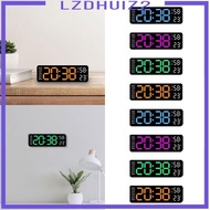 [Lzdhuiz2] Digital Wall Clock Wall Clock Brightness Adjustable LED Wall Clock