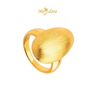 MASDORA 999 Gold Ring Rings Cincin Emas ~ Exclusive Brushy Petal (EMAS 999/24K)