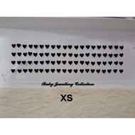 Bindi/Pottu LOVE BLACK(Small Sizes)