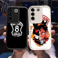 O-62 Fire Force Tokyo Case for VIVO Y200e V27 V27E Pro Black and White