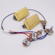 Gibson ปิ๊กอัพ 57 Classic 57 Plus Set Alnico ตัวนำ4C 2 Humbucker Pickup บริดจ์/ทองผ้าคลุมหน้าและคอพร