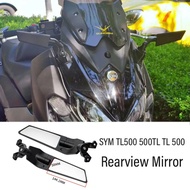 New For SYM TL500 500TL TL 500 New Motorcycle Rear View Mirrors Adjustable Aluminum Mirror Accessori