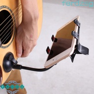 JENNIFERDZSG Guitar Phone Holder Black Guitar Parts Guitar Stand 360 Degree For Guitar Mobile Phone 