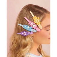 Set Of 4 Pieces Care Bears Hair Clips