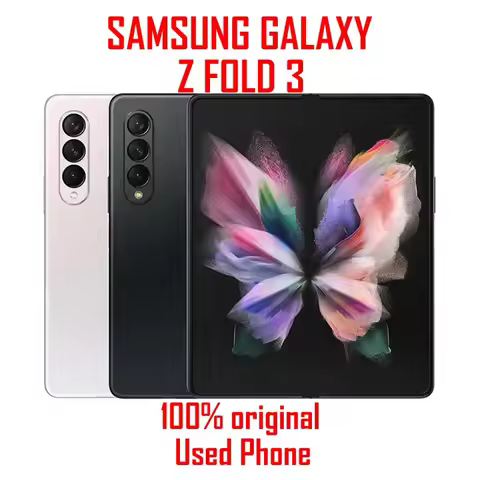 Samsung Galaxy Z Fold3 Fold 3 5G F926 7.6" Foldable AMOLED 12GB RAM 256GB/512GB ROM Snapdragon Z Fol