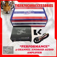 PERFORMANCE 4 CHANNEL / BAND 4 X 60W DIGITAL POWER AMPLIFIER AUDIO PROCESSOR FOR ANDROID PLAYER CAR 