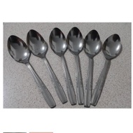 6PCS PLAIN THICK TABLESPOONS 25 GR - NOBLE STAINLESS STEEL TABLESPOONS AND FORKS GOOD