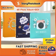 4R Photo Album 200 Pocket Box Album Gambar with Box (Ready Stock) Album Gambar 4R