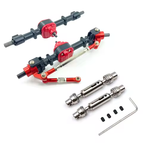 MN D90 D91 D96 D99S MN-90 MN99S Metal Front and Rear Axle With Drive Shaft 1/12 rc car Upgrades Part